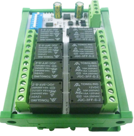RLS391W - Mô-đun Relay 8 Kênh Modbus RTU RS485